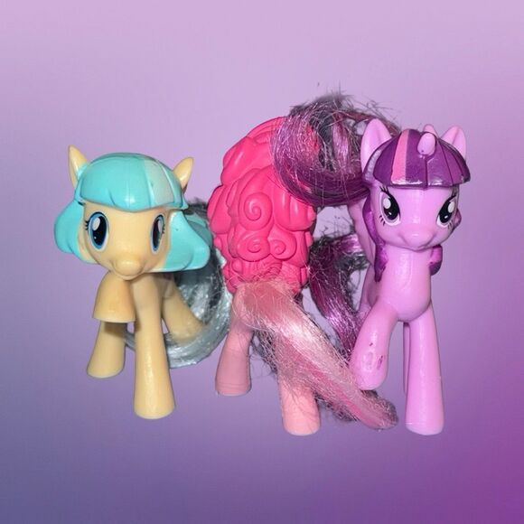 My Little Pony Lot of 5 Fluttershy Earth Pinkie Pie Rariety Twlight Sparkle A23 - Picture 11 of 14